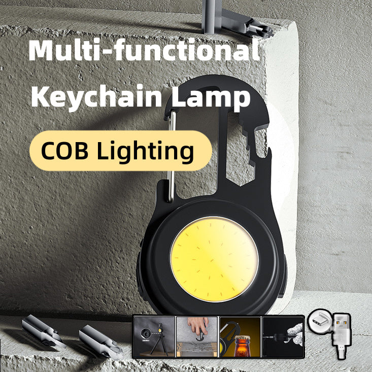 Multifunction Keychain Flashlight