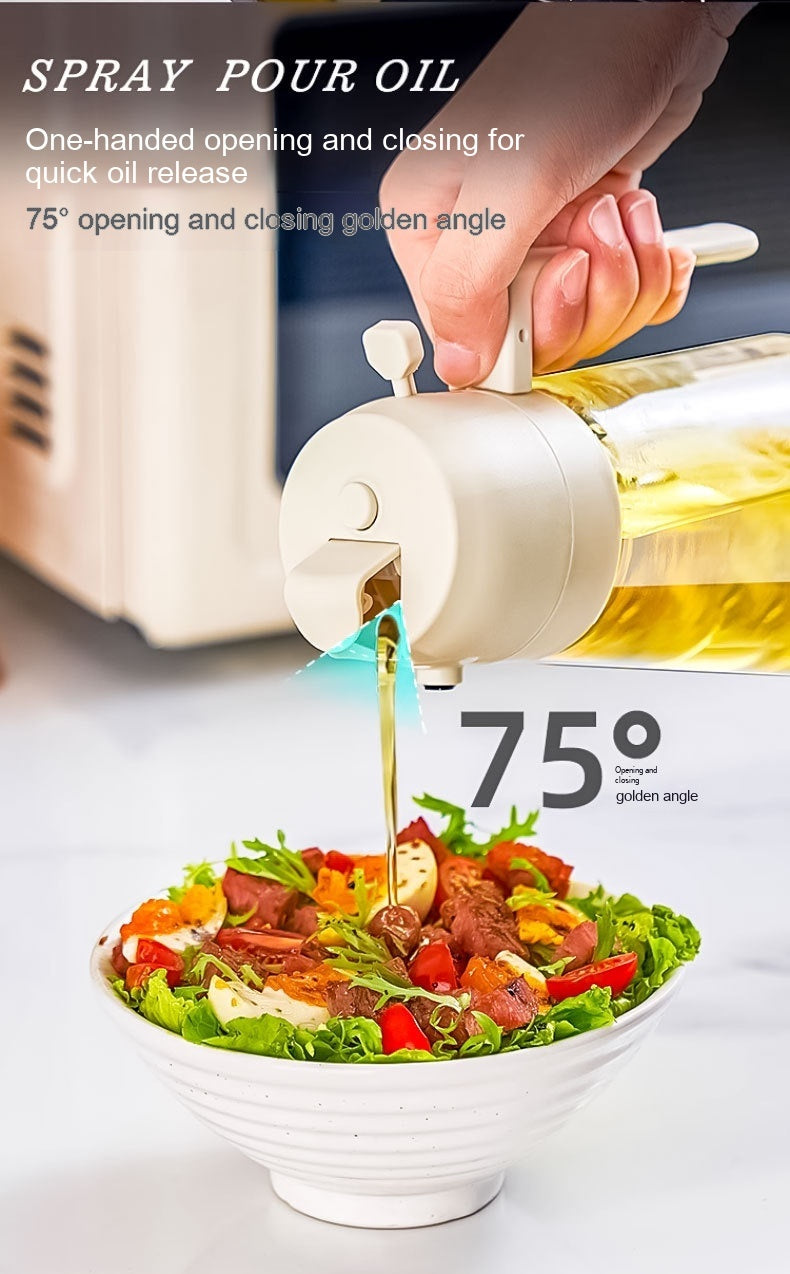 2 in 1 Glass Oil Sprayer & Dispenser