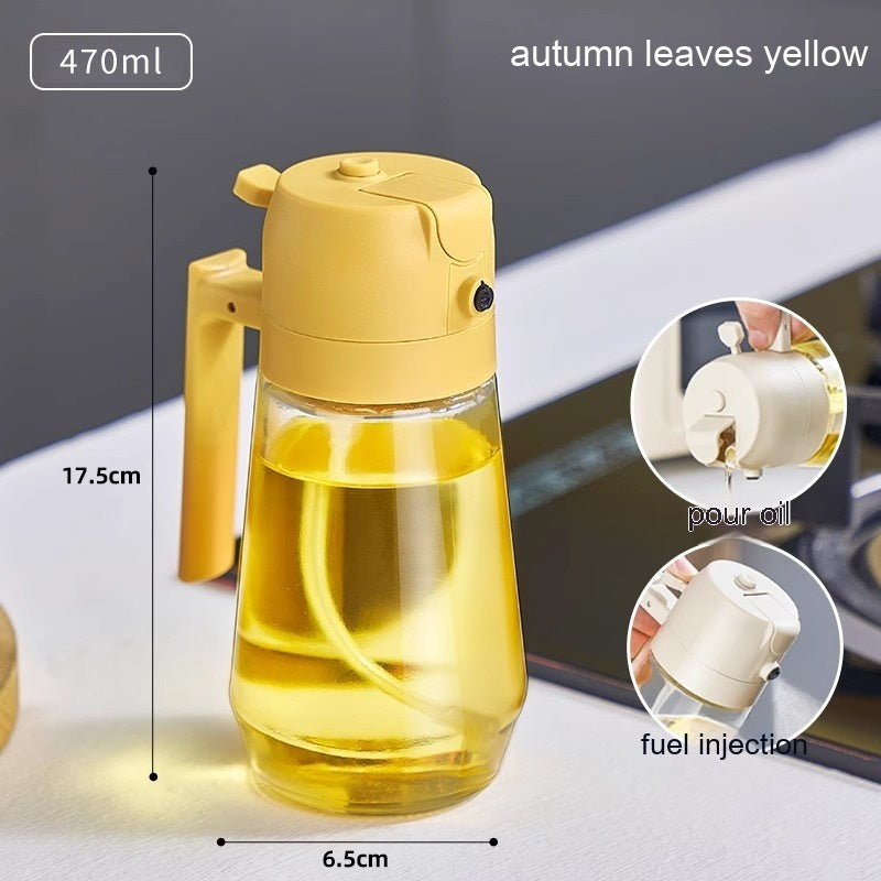 2 in 1 Glass Oil Sprayer & Dispenser